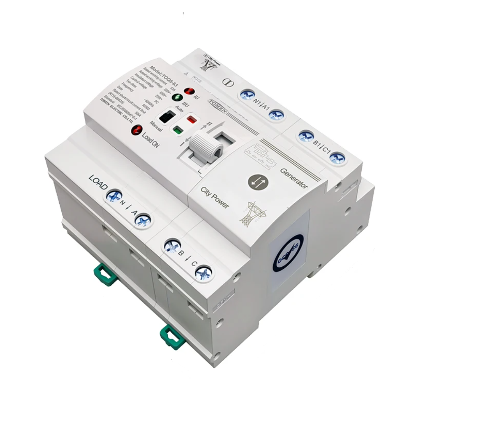 Автомат введення резерву TOMZN 4p63A TOQ6-63/4