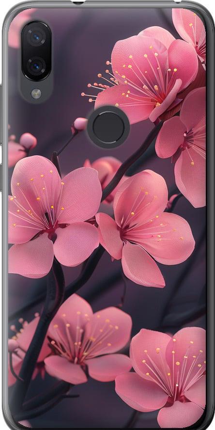 Чехол на Xiaomi Mi Play Пурпурная сакура (6075t-1644-42517) Чехол на Xiaomi Mi Play Пурпурная сакура (6075t-1644-42517)