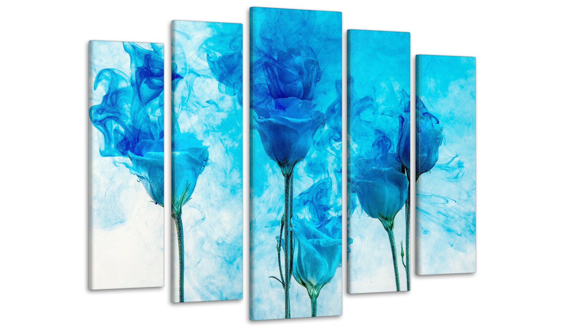 Картина модульная Цветы Абстракция 80х118 см (Art-355_5)