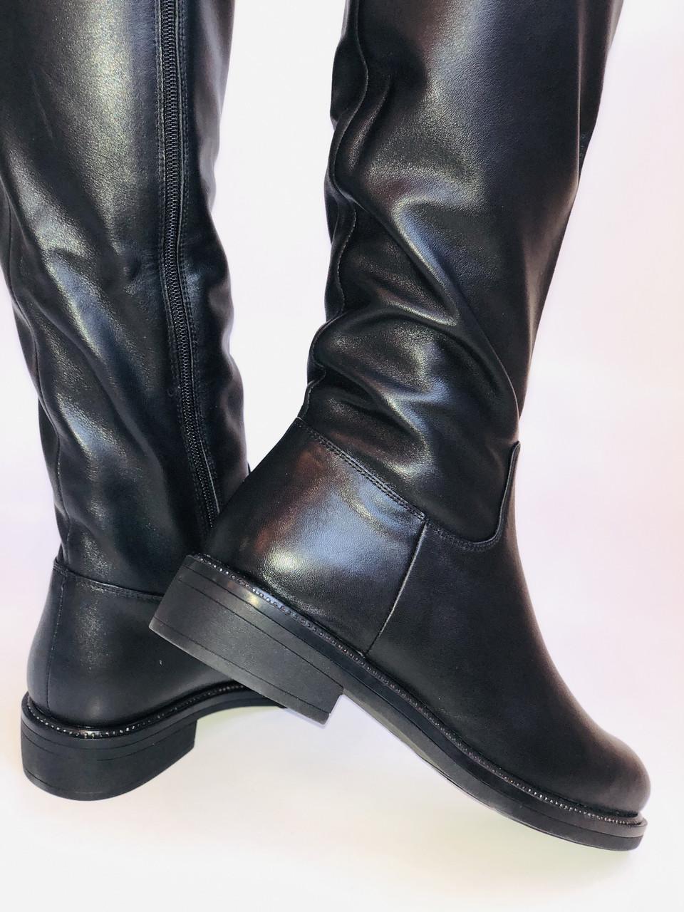 Ботфорти жіночі зимові Molka р. 37 24,0 см Чорний (2444) - фото 10 Ботфорти жіночі зимові Molka р. 37 24,0 см Чорний (2444) - фото 10