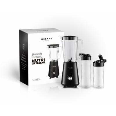 Фитнес-блендер Mozano Nutri Sport 3в1 1000 Вт Black Фитнес-блендер Mozano Nutri Sport 3в1 1000 Вт Black