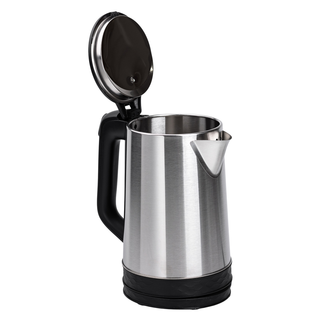 Електрочайник дисковий із нержавіючої сталі Sokany SK-09022 2,3 л 360° 1500 Вт Сріблясто-чорний (SK-09022) - фото 6