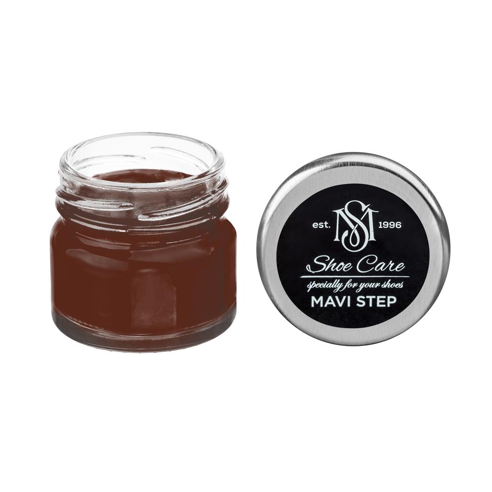 Крем для обуви из кожзама MAVI STEP Custom 25 мл Карбон красный (7020-Y80R)