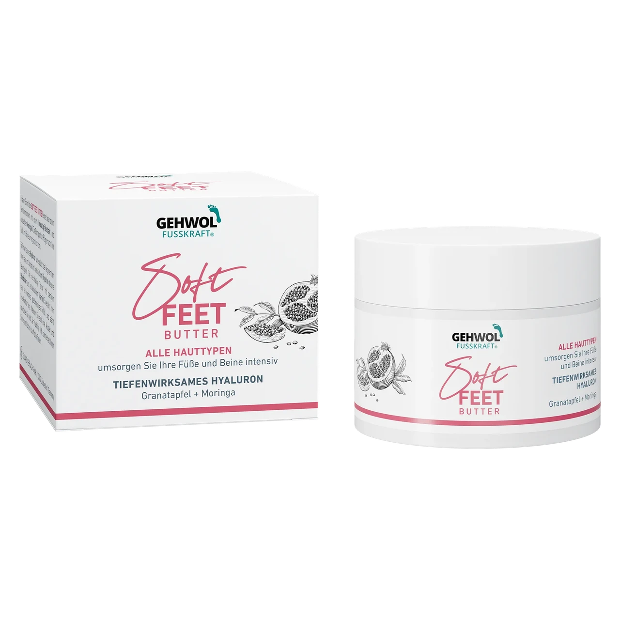Крем-баттер для ног Gehwol Soft Feet Butter Гранат и моринг 100 мл
