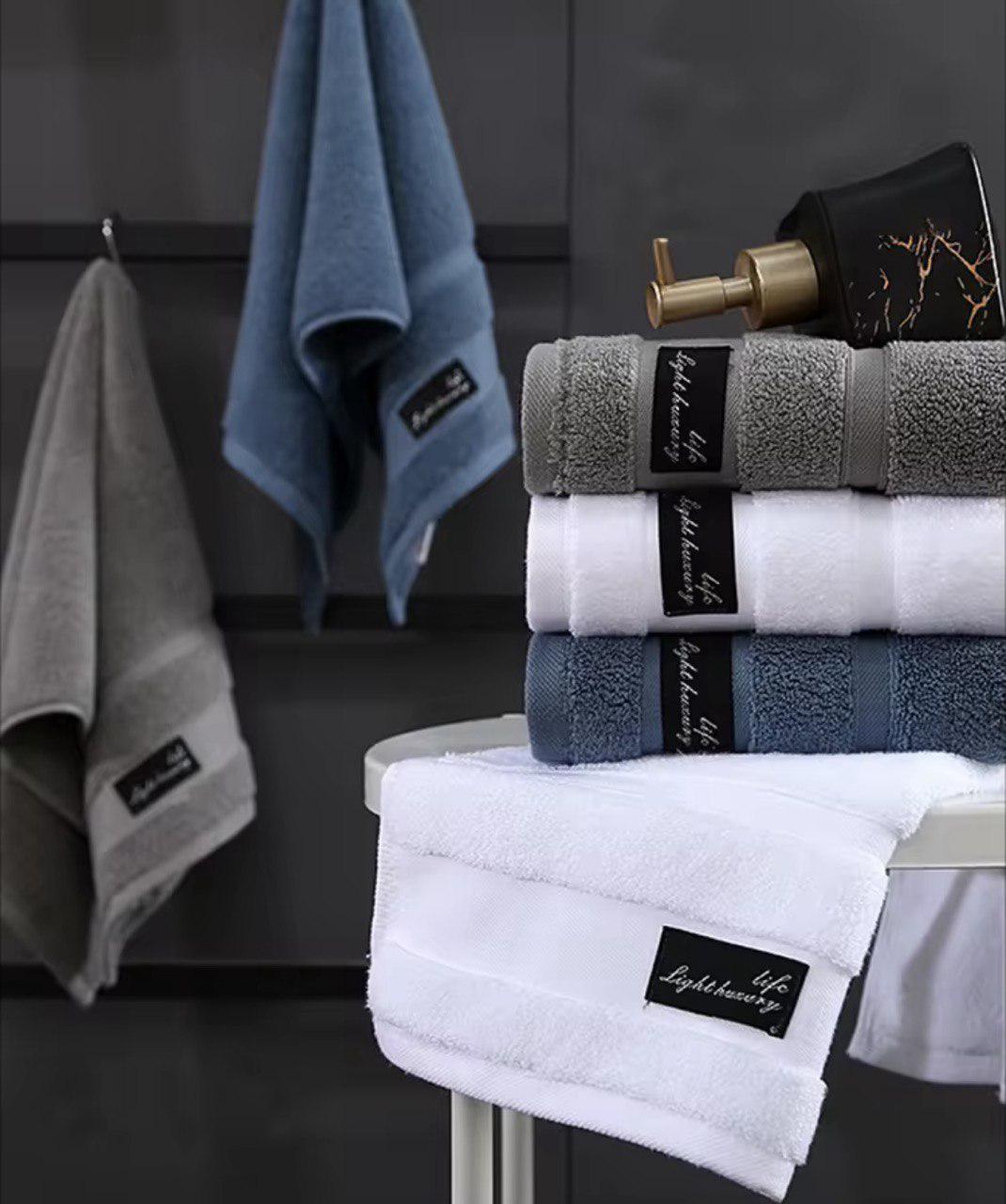 Набор полотенец Home Cosiness 2в1 140х70 см/74х34 см Серый (NR2in1BathGrayCosy) - фото 8 Набор полотенец Home Cosiness 2в1 140х70 см/74х34 см Серый (NR2in1BathGrayCosy) - фото 8