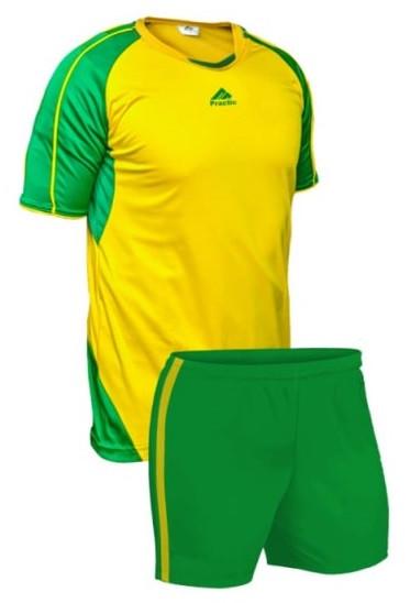 Футбольная форма однотонная Practic сплошная 2XL Желтый
