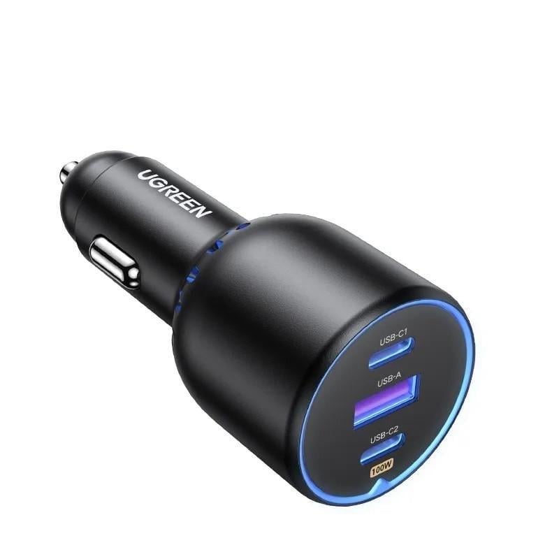Зарядний пристрій автомобільний Ugreen 130W 2xType-C 100w/USB (25397241)