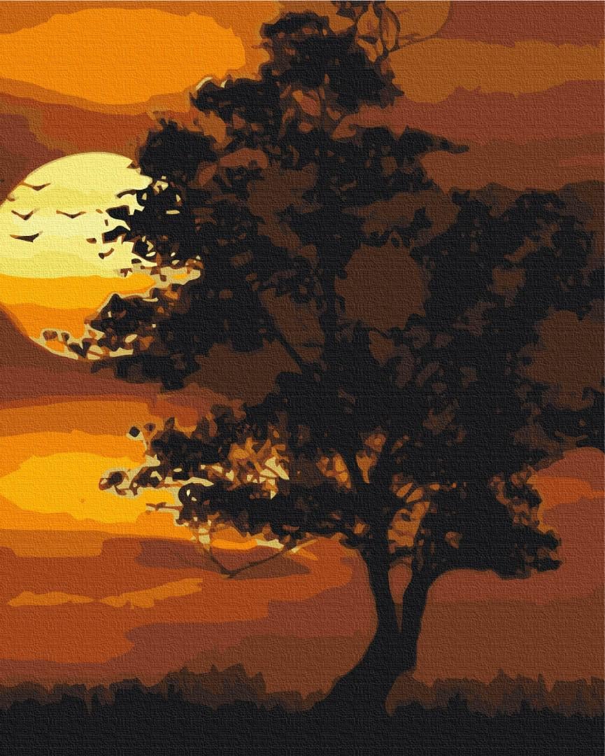 Картина за номерами Brushme Палаючий захід сонця 48x60 см (BS51965L) Картина за номерами Brushme Палаючий захід сонця 48x60 см (BS51965L)