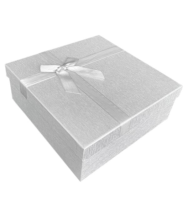 Подарочная коробка Silver shine 31x31x12 см Серебреный (1353881)