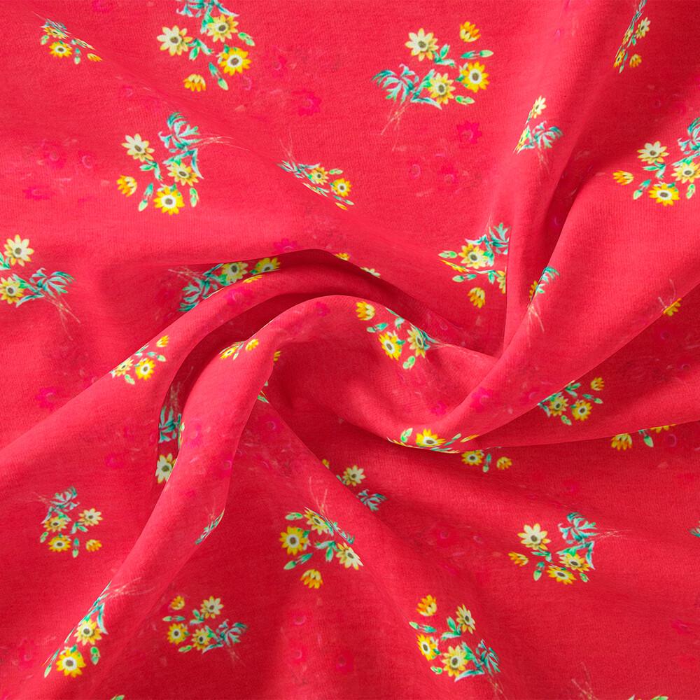 Ткань батист Digital Виола 2 Вишня (18395)