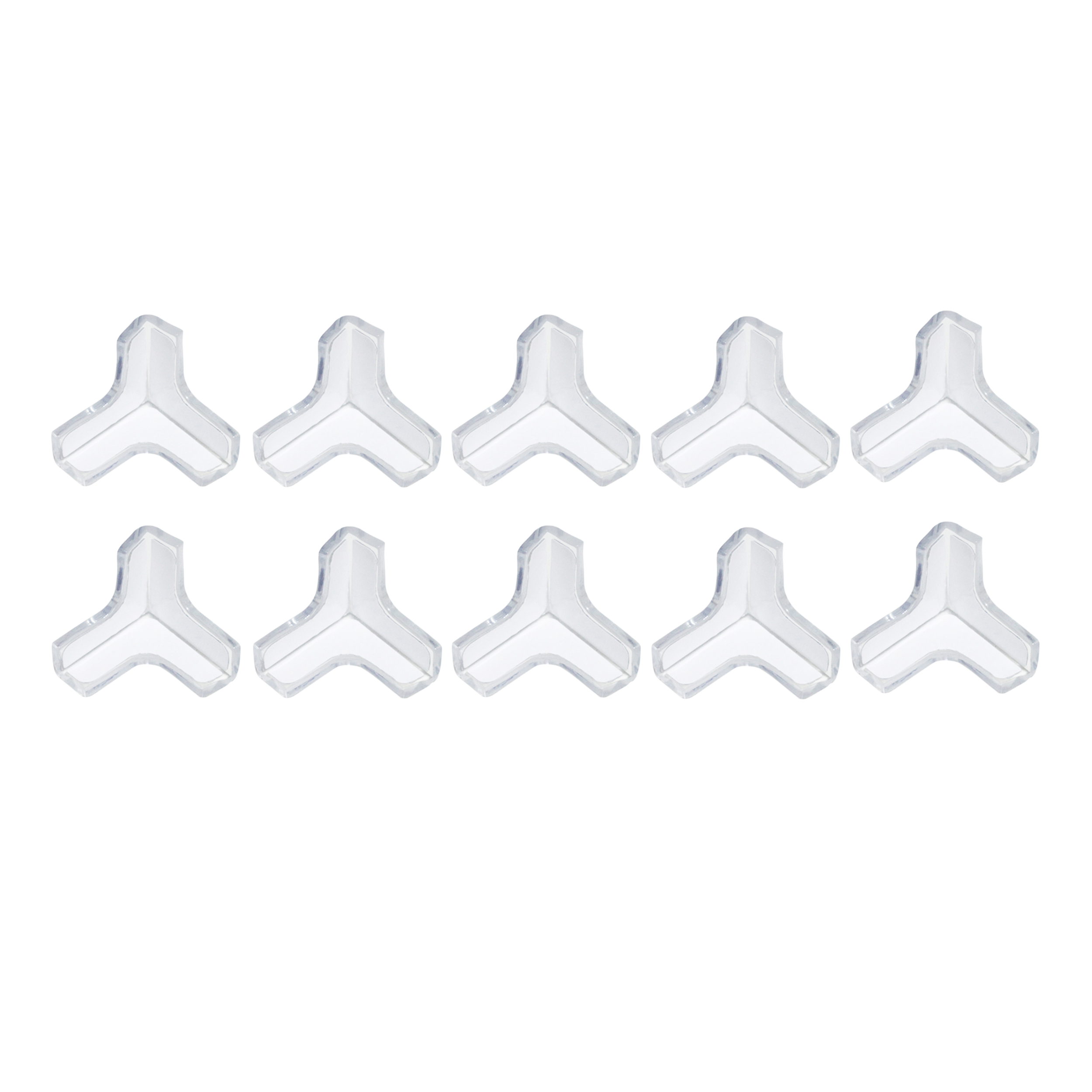 Накладка силиконовая на углы мебели для детской безопасности 10 шт. (29295)