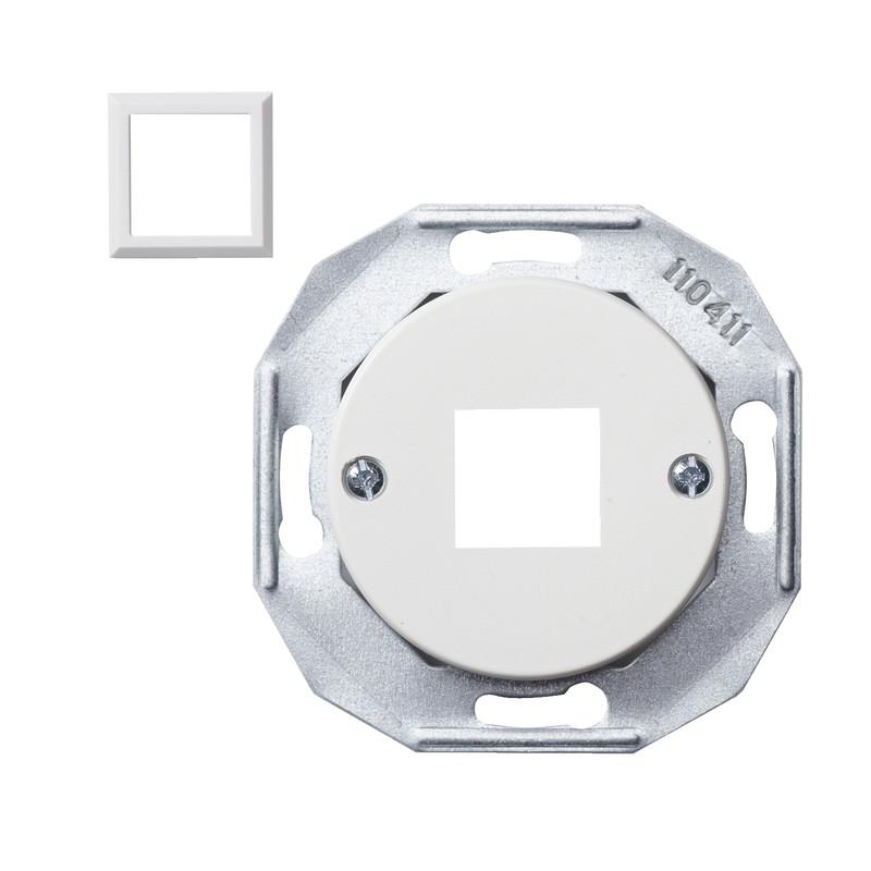 Плата центральная RJ45*1 Schneider Electric Renova Белый (WDE011700)