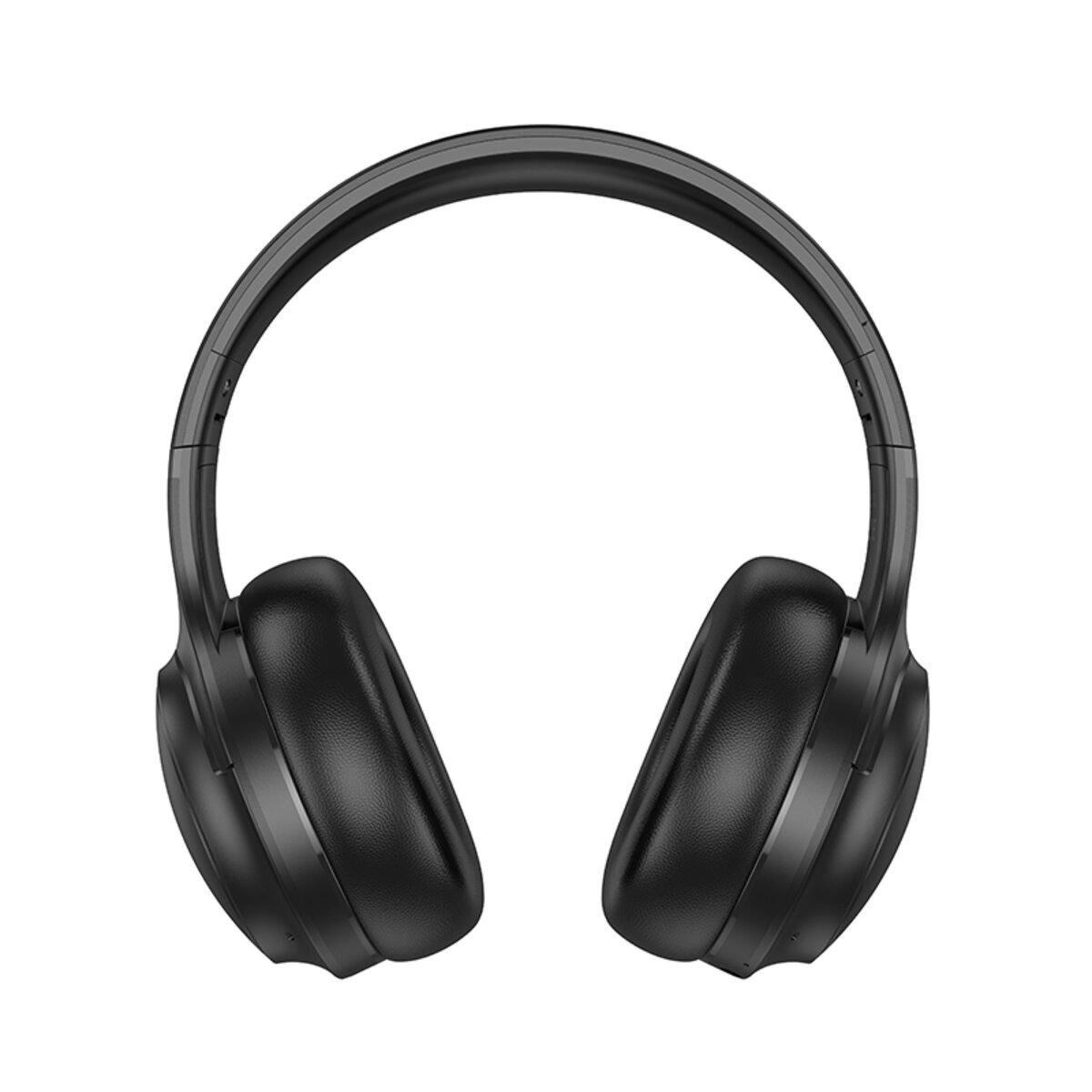 Навушники бездротові Borofone BO29 Plus Alegre Active Noise Reduction BT5.4 Headphones 400 mAh Black (6941991116056) - фото 2