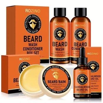 Набір для бороди ROZINO олія/бальзам/шампунь/кондиціонер (2666820934)