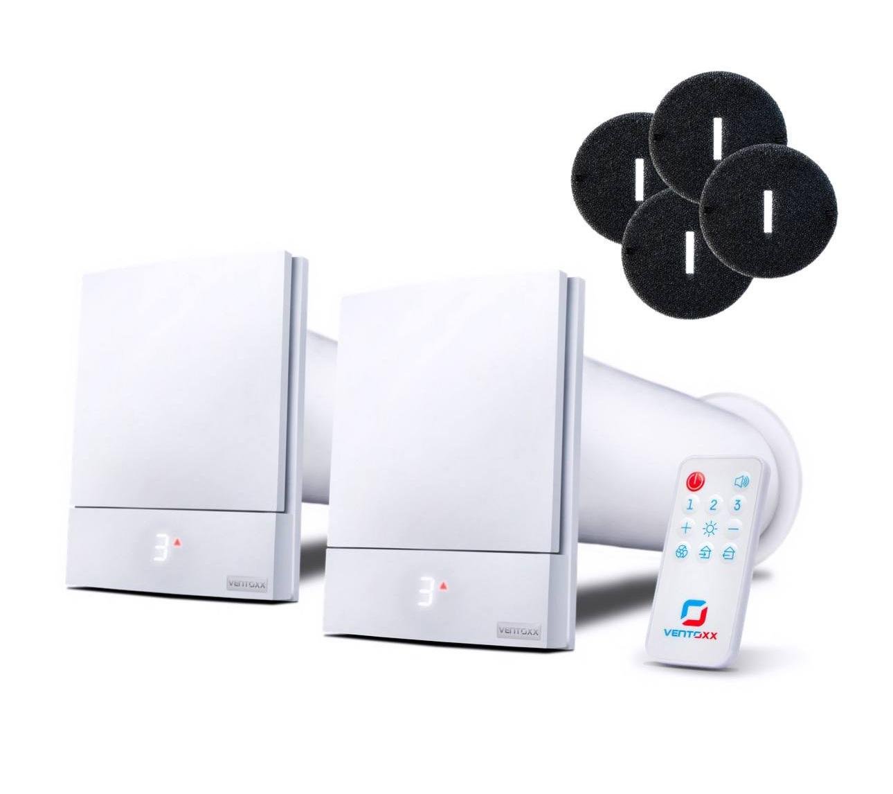 Комплект рекуператоров Ventoxx Harmony с управлением Twist 2 шт. набор фильтров G3 4 шт. (2075005764)