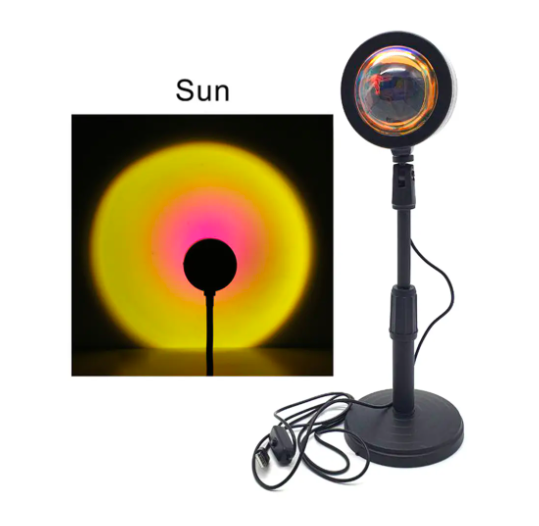 Лампа Sunset lamp имитирующая закат солнца (1796795524) - фото 9 Лампа Sunset lamp имитирующая закат солнца (1796795524) - фото 9