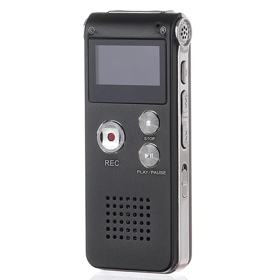 Диктофон профессиональный цифровой Shzons MP3 SK012 с голосовой активацией портативный 16 Гб
