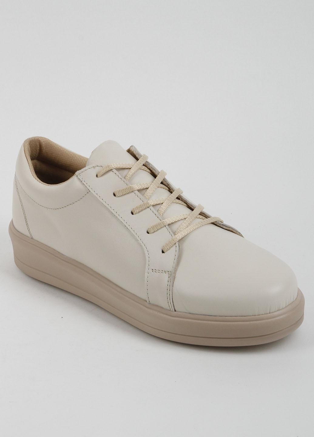 Кеды женские кожаные Fashion 650 339505 р. 36 Бежевый