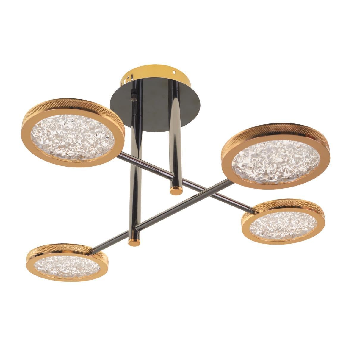 Люстра Brille BL-668S/4 32 W G/BK