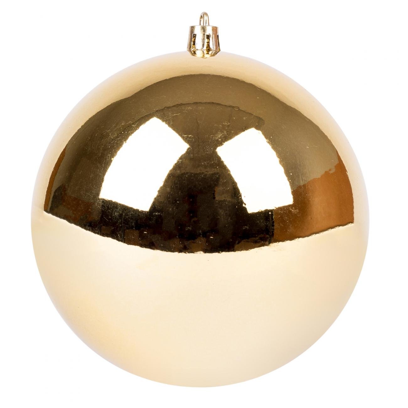 Шар Novogod'ko 12 см глянец Золотой (0974053)