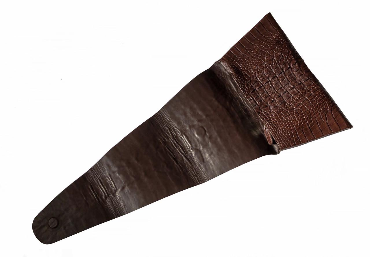 Клатч Ekzotic Leather из кожи крокодила Коричневый (ccl01) - фото 3