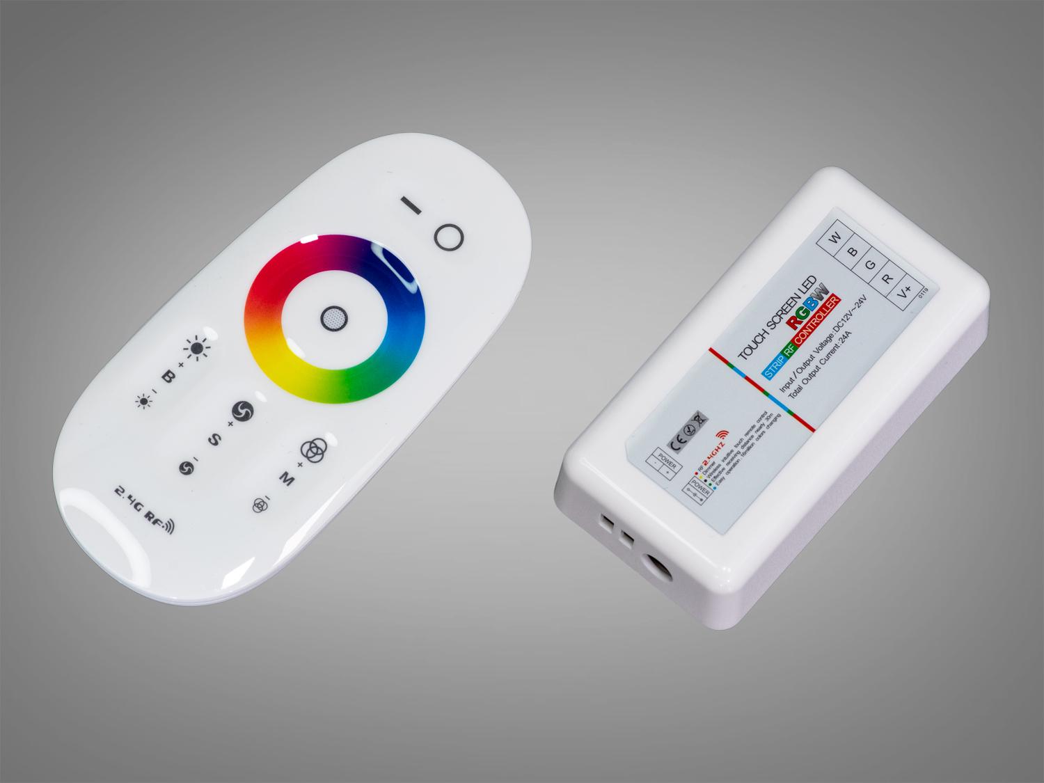 Контролер з дистанційним керуванням для RGBW стрічки (PC-H17-RGBW-RF2.4G-18A)