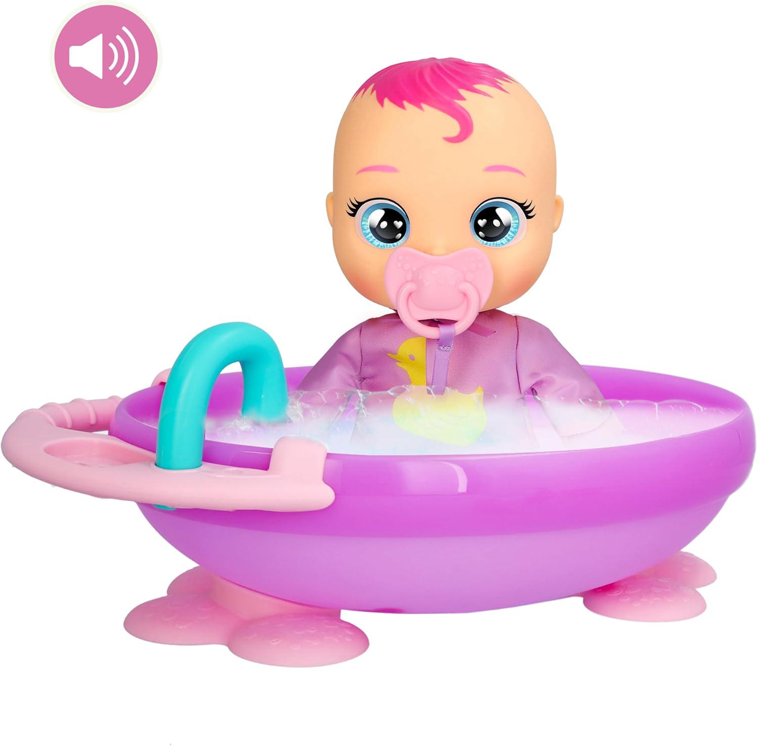 Пупс-кукла интерактивная Cry Babies Newborn My First Bath Zoe 30 см (21713337) - фото 2