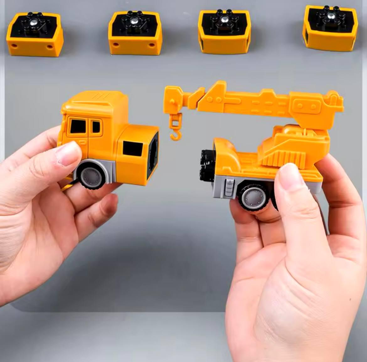 Конструктор Будівельний Трансформер 8в1 Помаранчевий (ooppp21313121) - фото 5 Конструктор Будівельний Трансформер 8в1 Помаранчевий (ooppp21313121) - фото 5