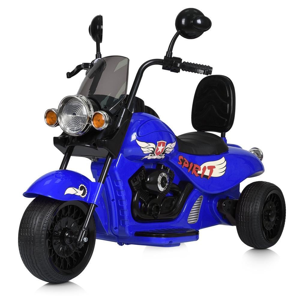 Детский электромотоцикл Bambi M 5739EL 3-колесный Синий