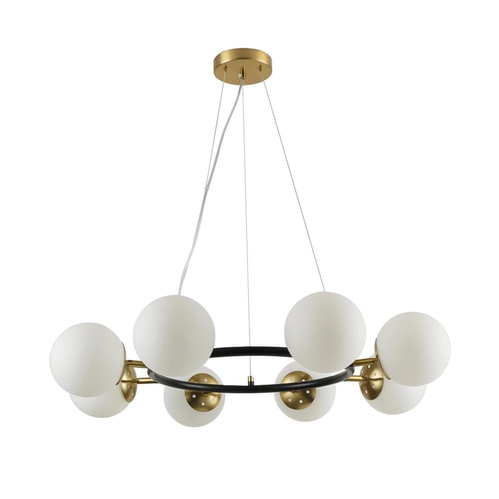 Люстра подвесная молекула SIRIUS G 74542/8 CP+Matte Black (30302359)