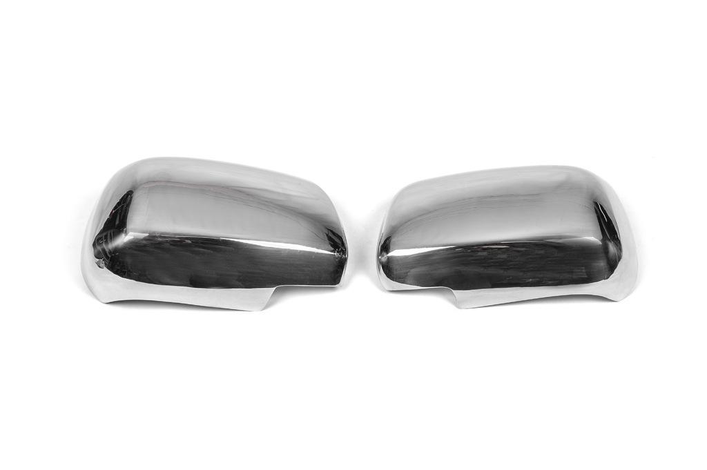 Накладки на зеркала Carmos для Toyota Hilux 2006-2015 года нержавеющая сталь 67201