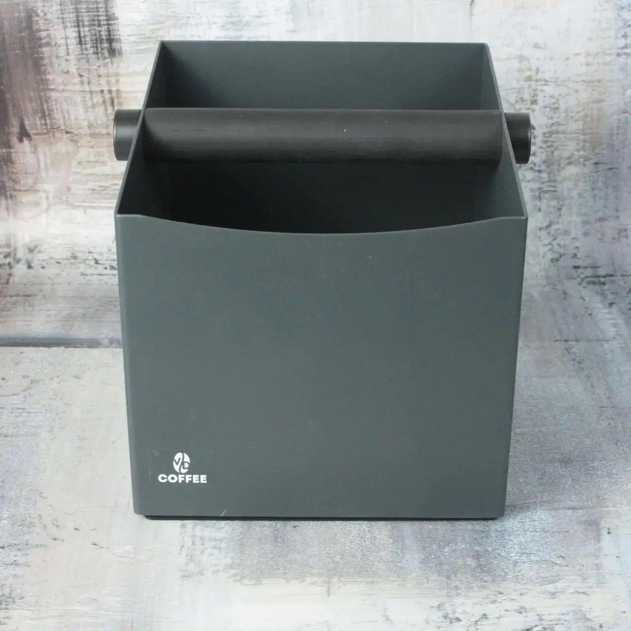 Нок-бокс для кавового жмиху VD Coffee Куб WW професійний металевий (10172)