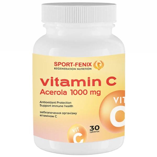 Вітамін C для спорту Sport-Fenix Vitamin C-1000 Acerola 1000 мг 30 табл. (000026630)