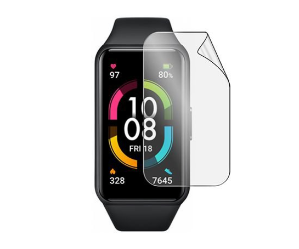 Плівка протиударна гідрогелева Hydrogel Film для Huawei Band 6 3 шт. Transparent