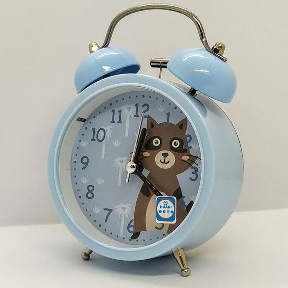 Часы настольные М-04 с будильником детские Голубой (12315224)
