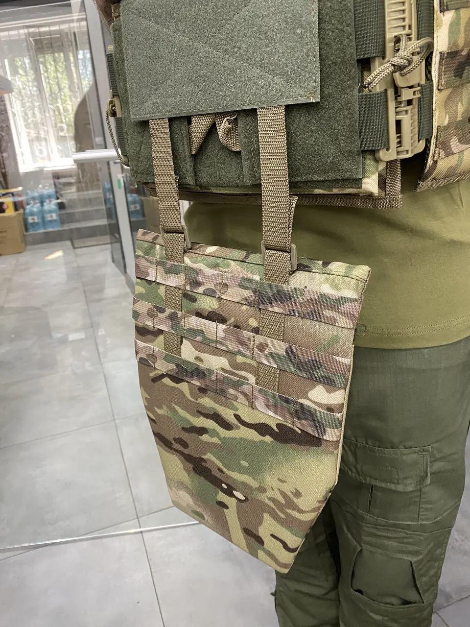 Подсумок для плитоноски М Cordura 1000D Мультикам (244267) - фото 4 Подсумок для плитоноски М Cordura 1000D Мультикам (244267) - фото 4