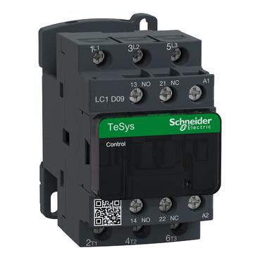 Контактор Schneider Electric D 3Р 09А НО+НО 24V 50 гц (LC1D09B7)