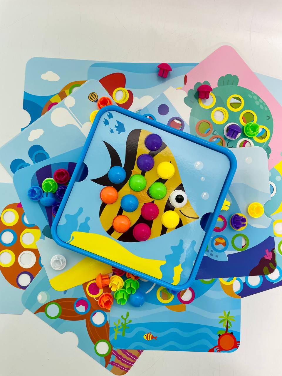 Мозаика познавательная WToys 13731 38 элементов 12 карточек с заданиями в коробке (60/2) - фото 3 Мозаика познавательная WToys 13731 38 элементов 12 карточек с заданиями в коробке (60/2) - фото 3