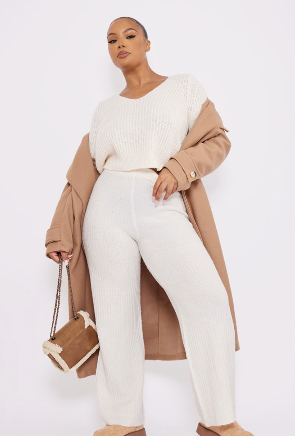 Брюки Pretty Little Thing CNE6424 XL Белый