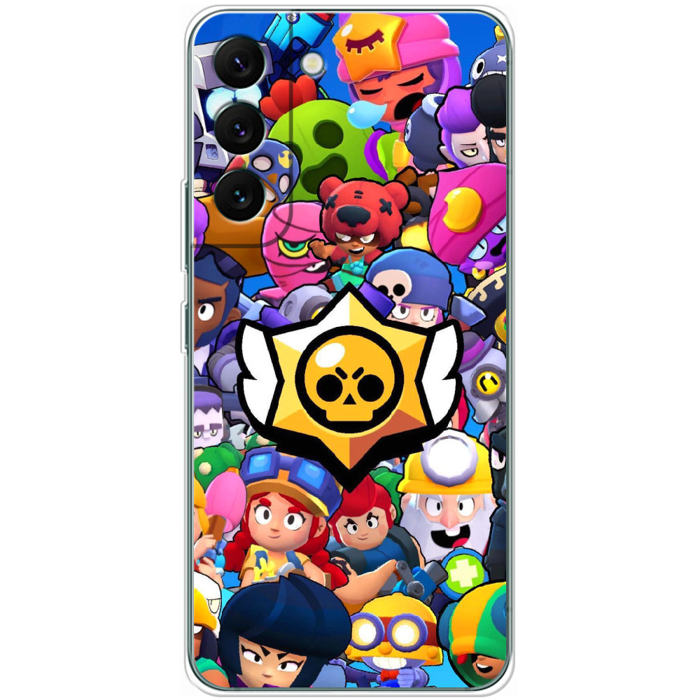 Чехол BoxFace Samsung Galaxy S22 Plus (S906) Brawl Stars Прозрачный силикон (44381-up2389-44182)