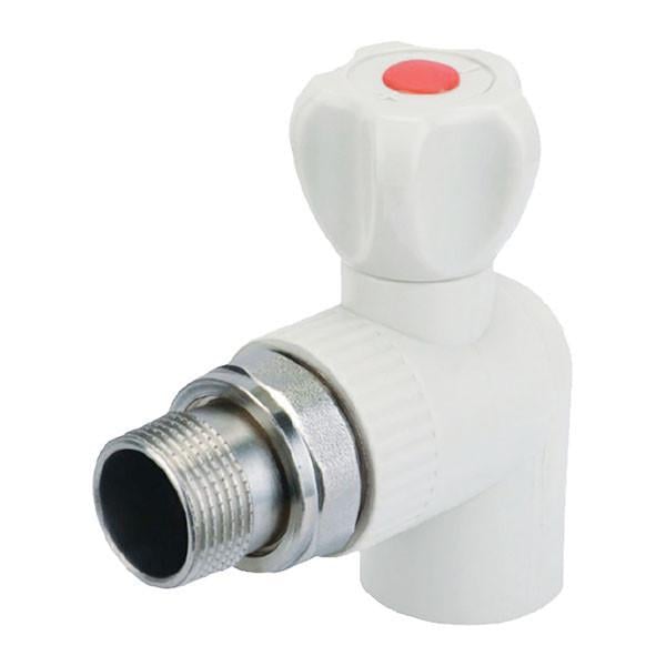 Кран радиаторный KOER K0158.PRO PPR угловой 25x3/4 (KP0202)