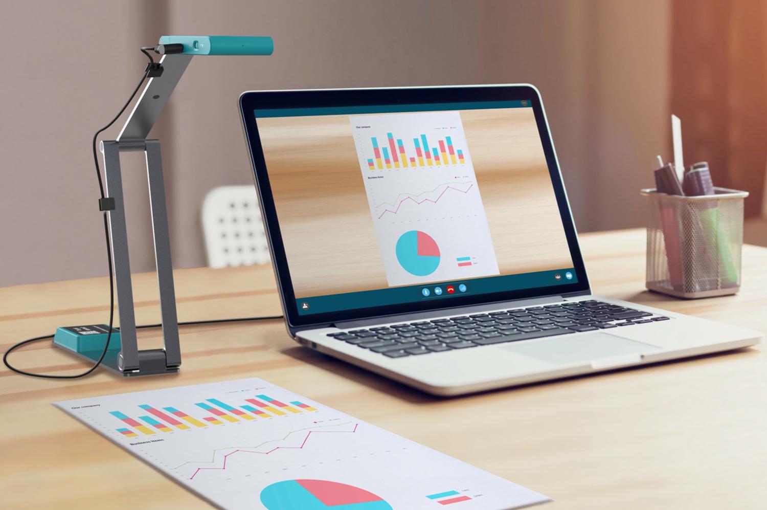 Сканер книжковий портативний Canon IRIScan Visualizer 7 13MP 4K UltraHD MIC 4в1 USB Blue (464412) - фото 12 Сканер книжковий портативний Canon IRIScan Visualizer 7 13MP 4K UltraHD MIC 4в1 USB Blue (464412) - фото 12