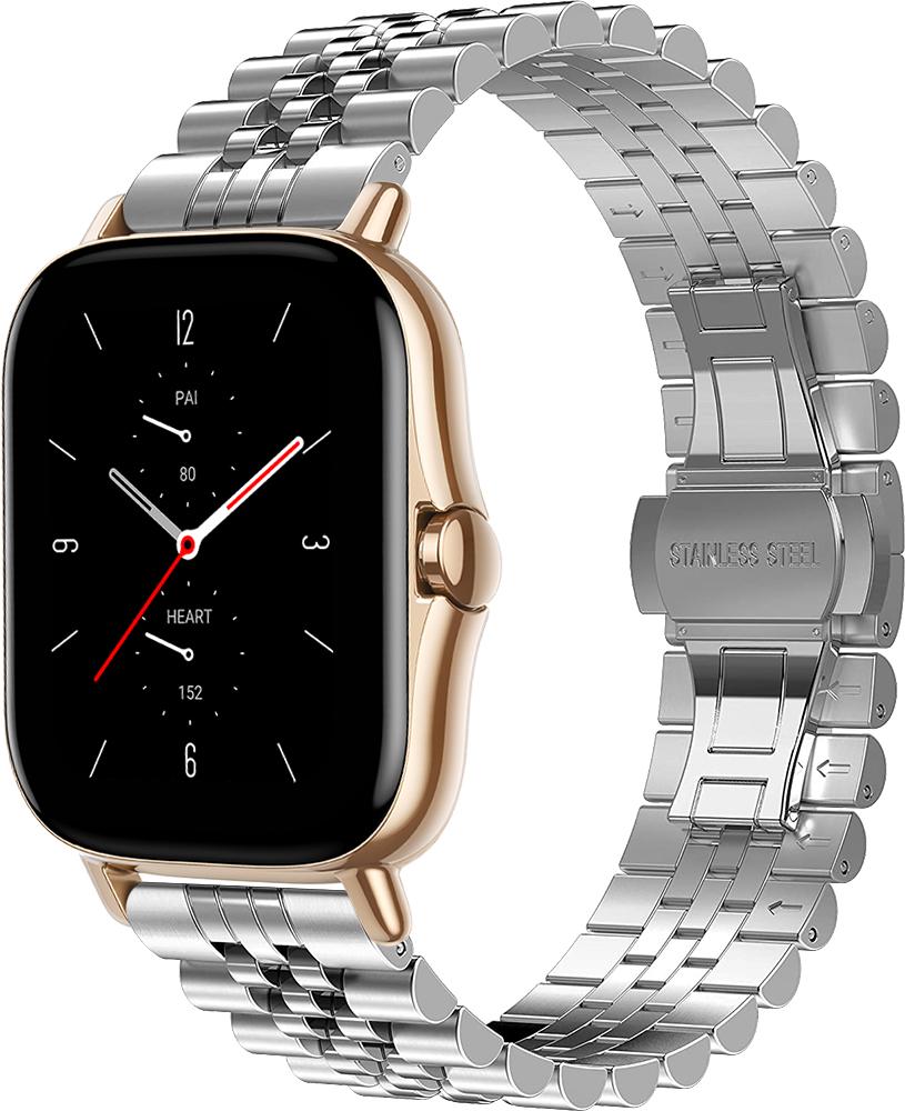 Браслет металлический Stech для Amazfit GTS 2e Silver (26977-59)