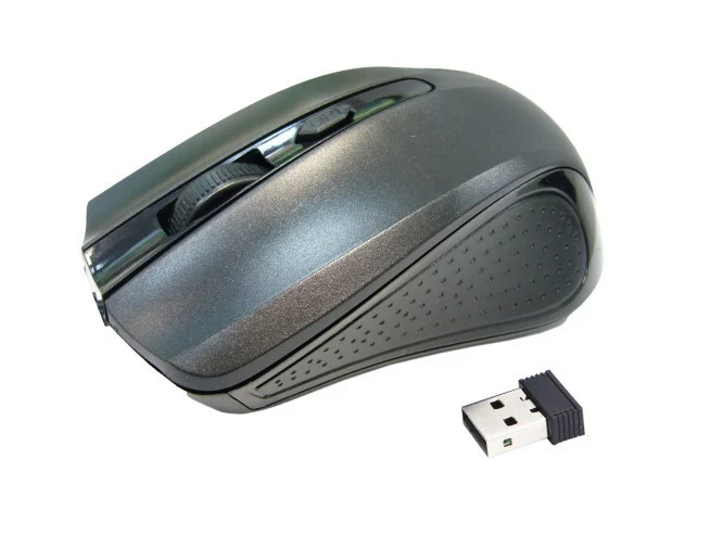 Беспроводная оптическая мышка мышь Wireless Mouse 211 до 10м черный - фото 2