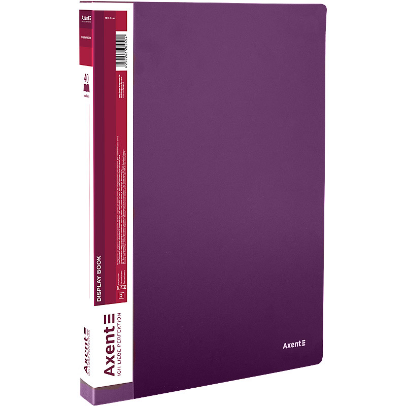 Дисплей-книга на 40 файлов 1040-11-A Сливовый (4251458798384)