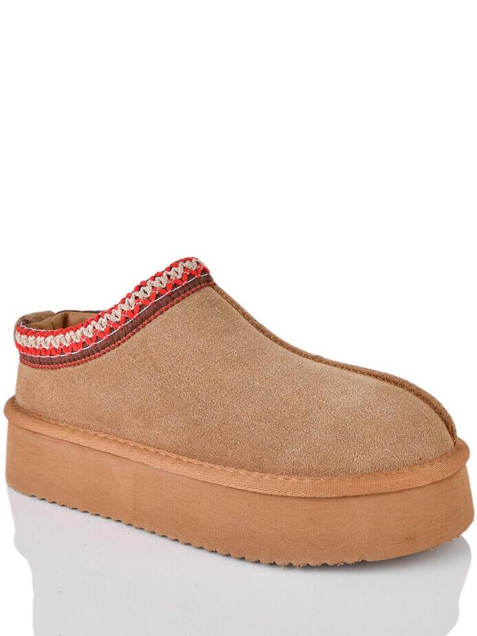 Замшевые угги на овчине ITTS AN1702-20 р. 36 Бежевый