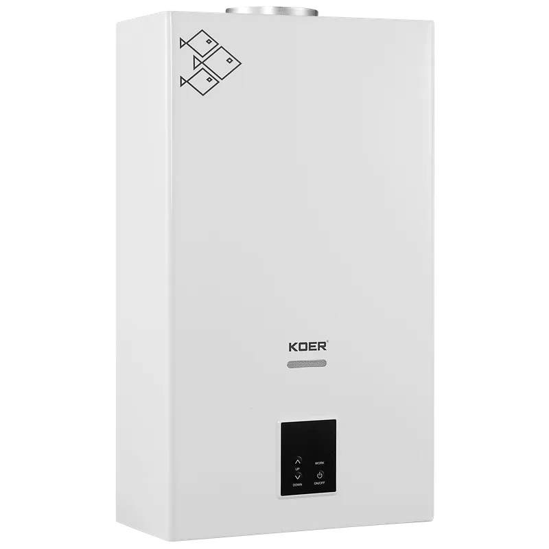 Газовая колонка KOER KWH.G0210 дымоходная с модуляцией 10 л/мин Белый White (KR5556)