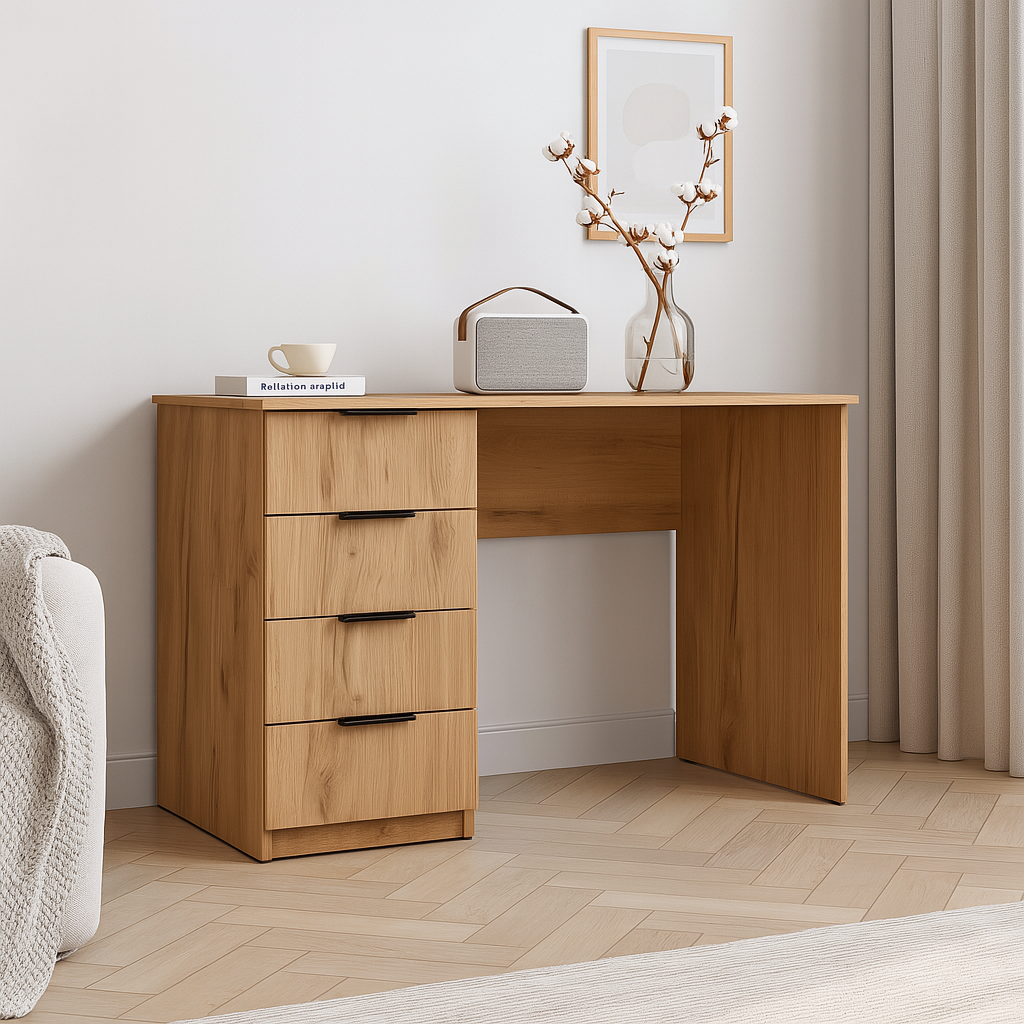 Стіл письмовий СП2 4Я SENAM 750х1100х600 мм ДСП Дуб Крафт Золотий - фото 1