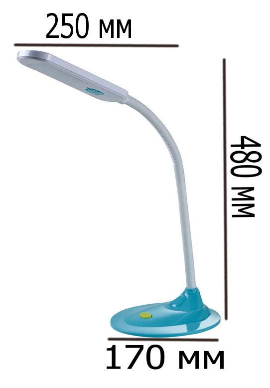 Лампа настільна Lumano LU-700-1506 LED дитяча 7W Зелений - фото 2