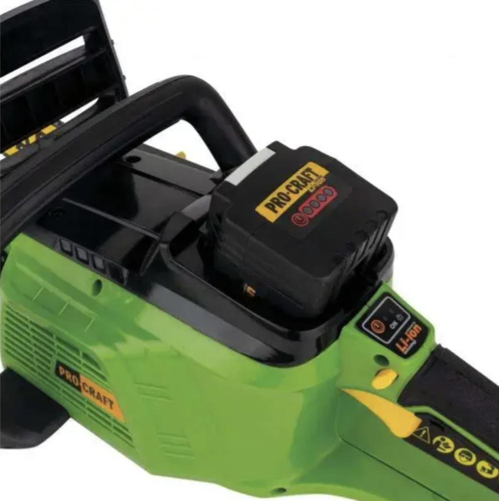 Пила ланцюгова акумуляторна ProCraft PKA-40LI з АКБ та зарядним пристроєм АКБ 4А/год (210709-Andr) - фото 6 Пила ланцюгова акумуляторна ProCraft PKA-40LI з АКБ та зарядним пристроєм АКБ 4А/год (210709-Andr) - фото 6